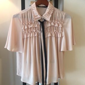 Zara blouse - light pink